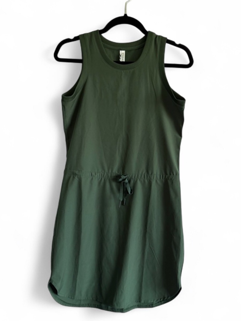 Kyodan Outdoor Green Sleeveless Drawstring Dress Golf Athleisure Casual NWT XS